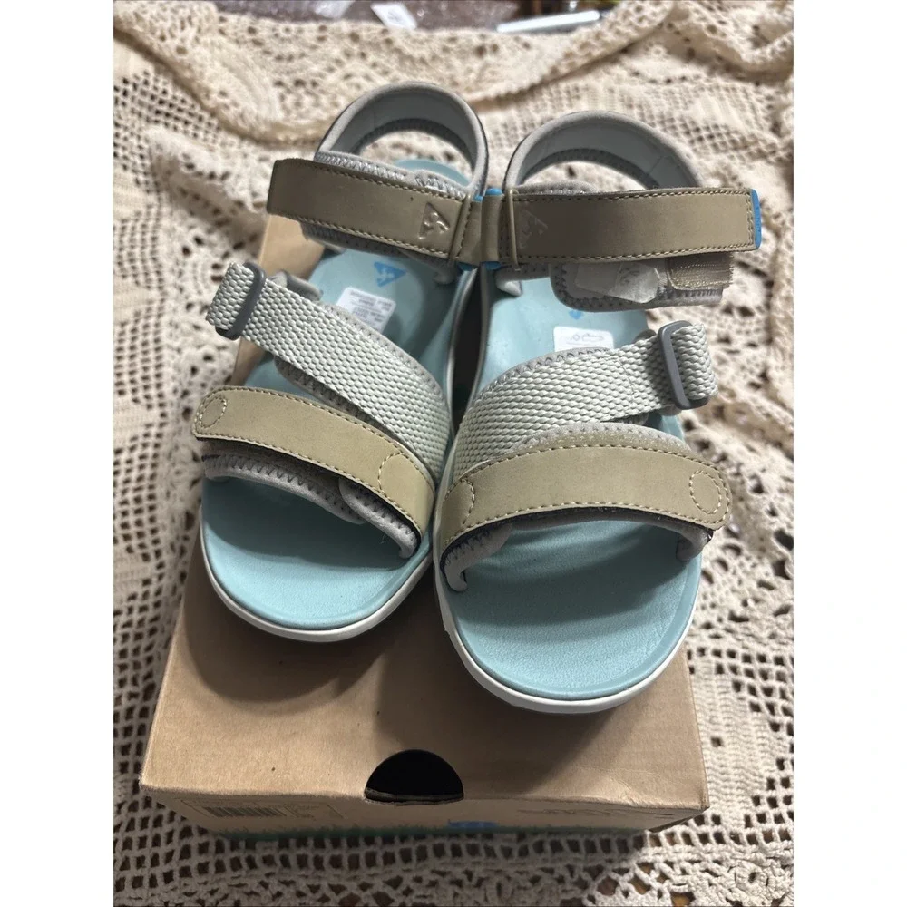 PLAE Wes Strappy Sandals Desert Sand Youth Size‎ 2 Machine Washable